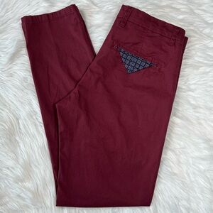 Across The Pond Skinny Fit Cotton Chino‎ Pants